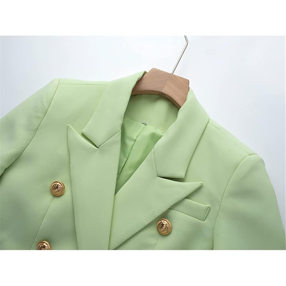 未使用タグ✳︎セオリー Powder Crepe Casual BlazerUL Powder Pink Wool Double Breasted Blazer - Jackets & Coats